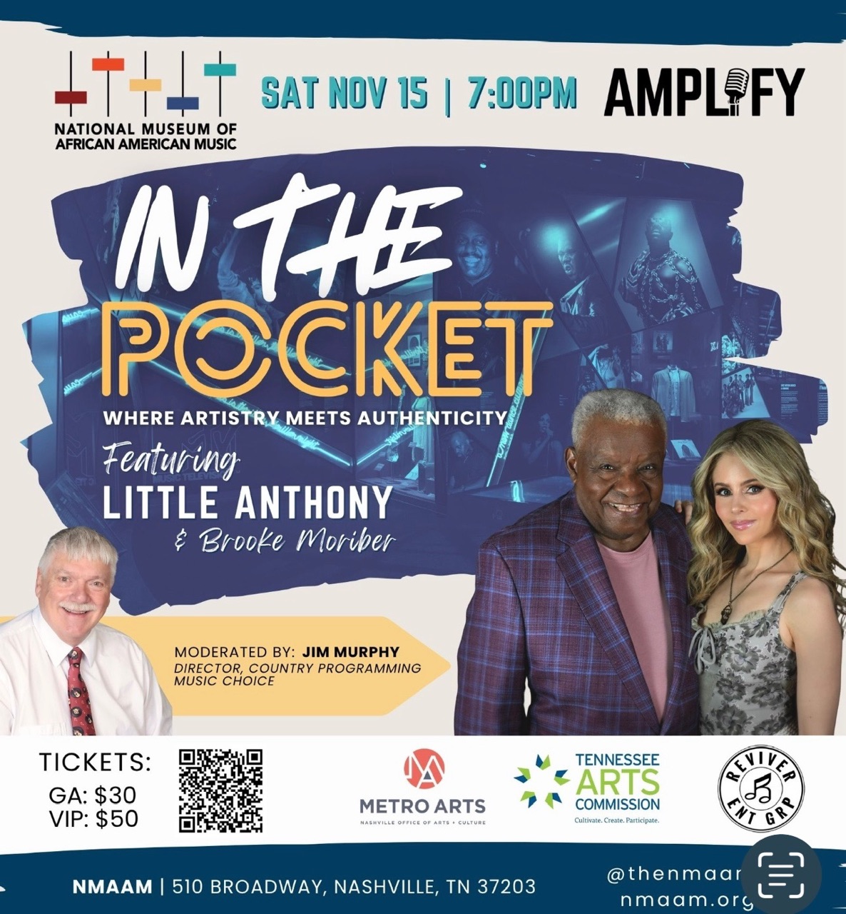 In the Pocket event graphic - little anthony