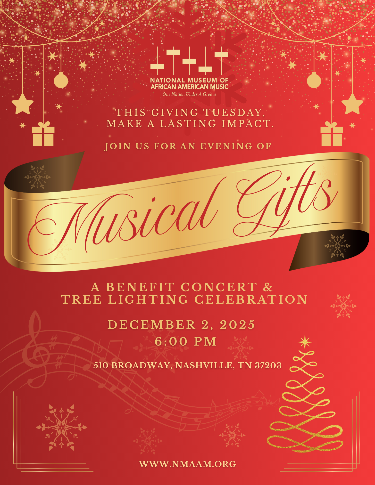 Musical Gifts 2025 Event Graphic