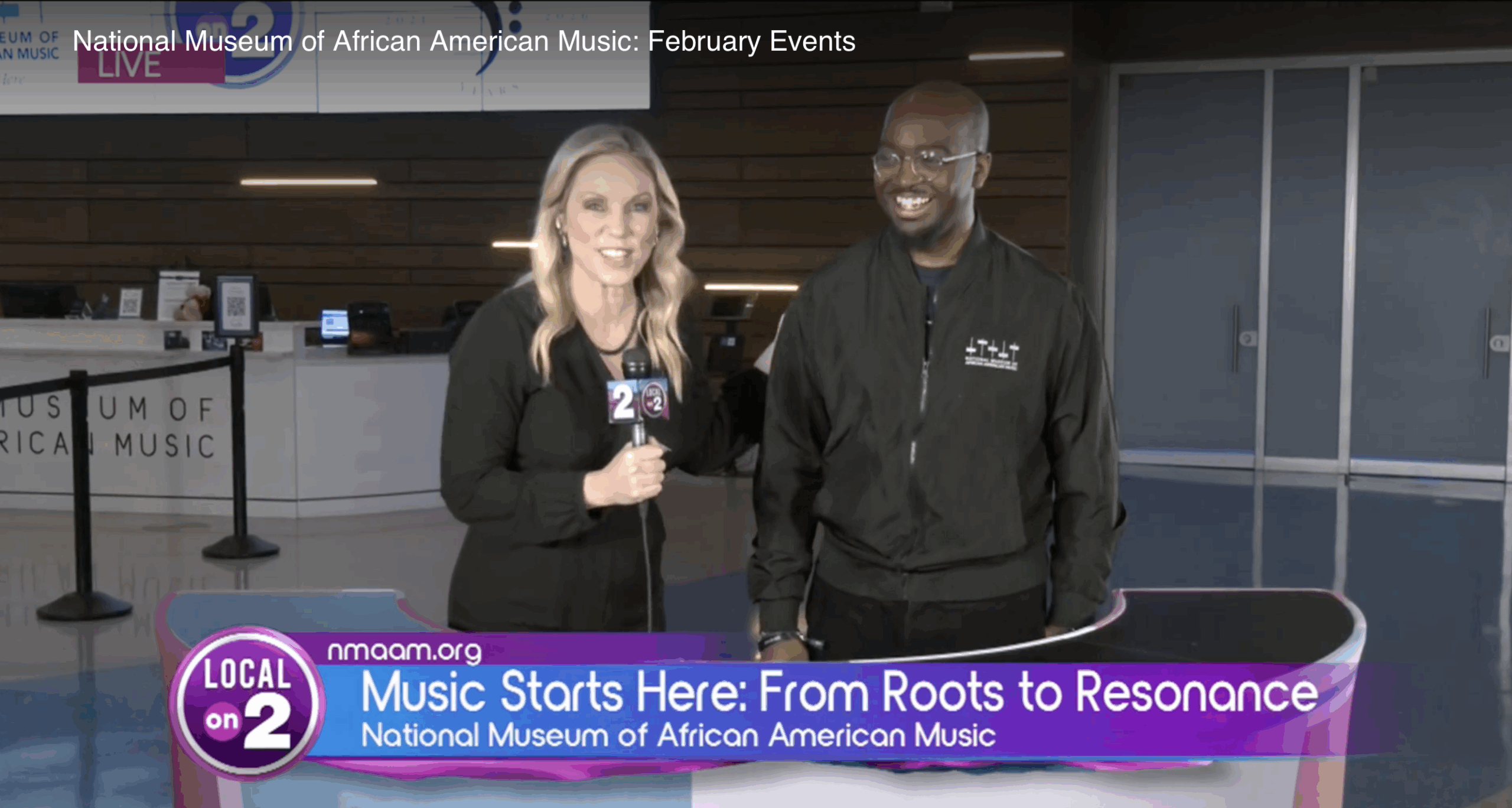 NMAAM's Dexter Evans appears on Local On 2 with WKRN